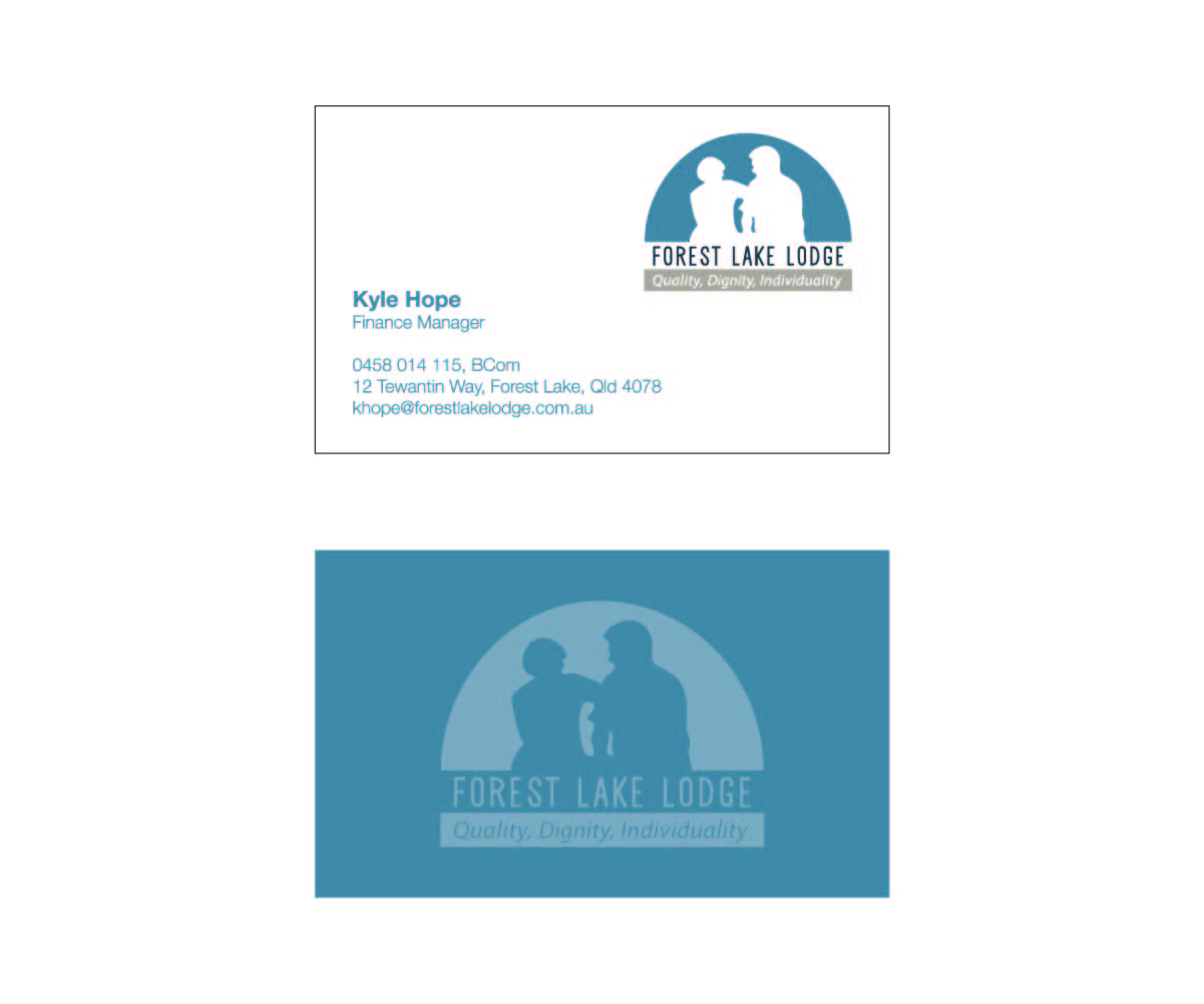 Business Card Design by Boon for Forest Lake Lodge | Design #10642635