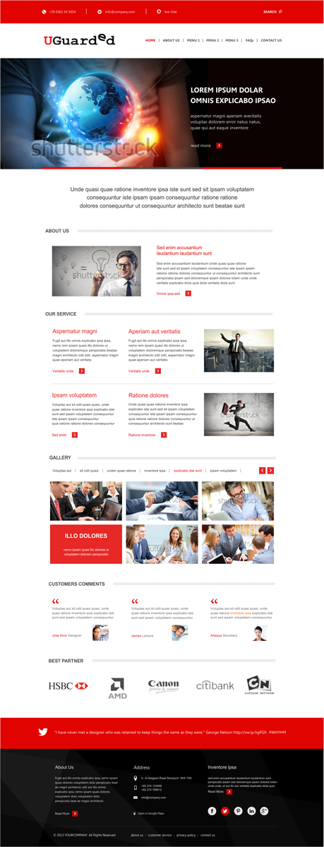 Diseño Web por Silverfox Studio para Identity Underwriters | Diseño #2271290