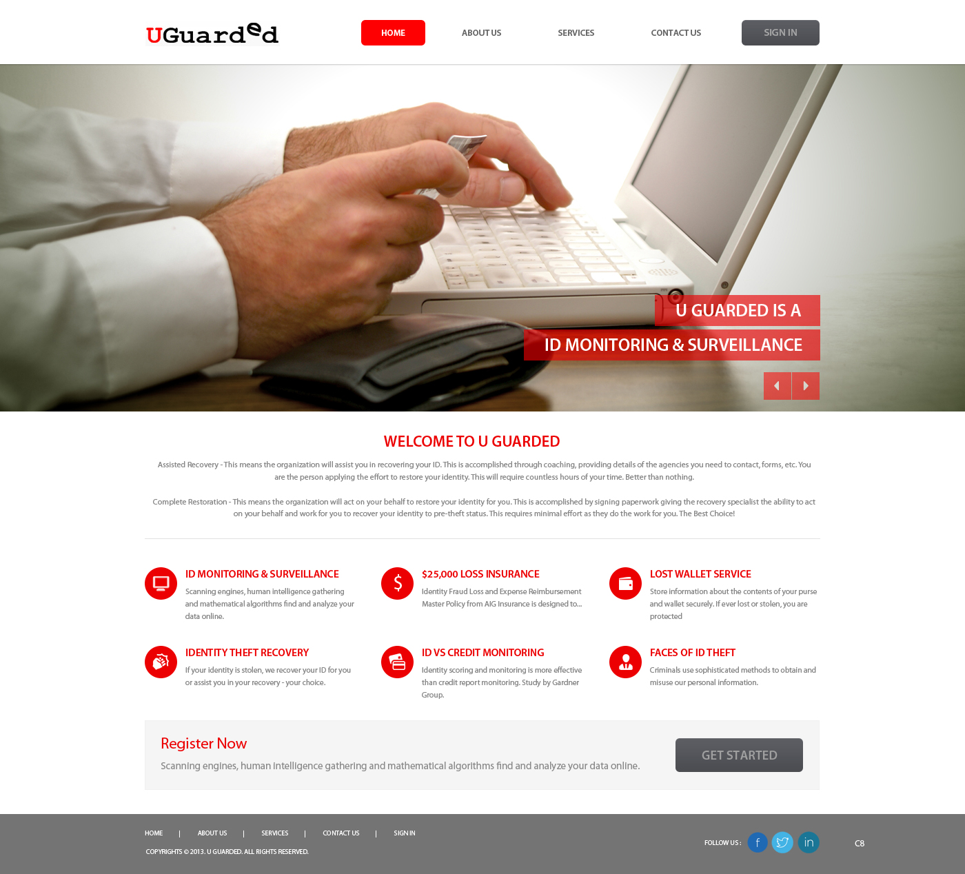 Web Design by pb for Identity Underwriters | Design #2230345