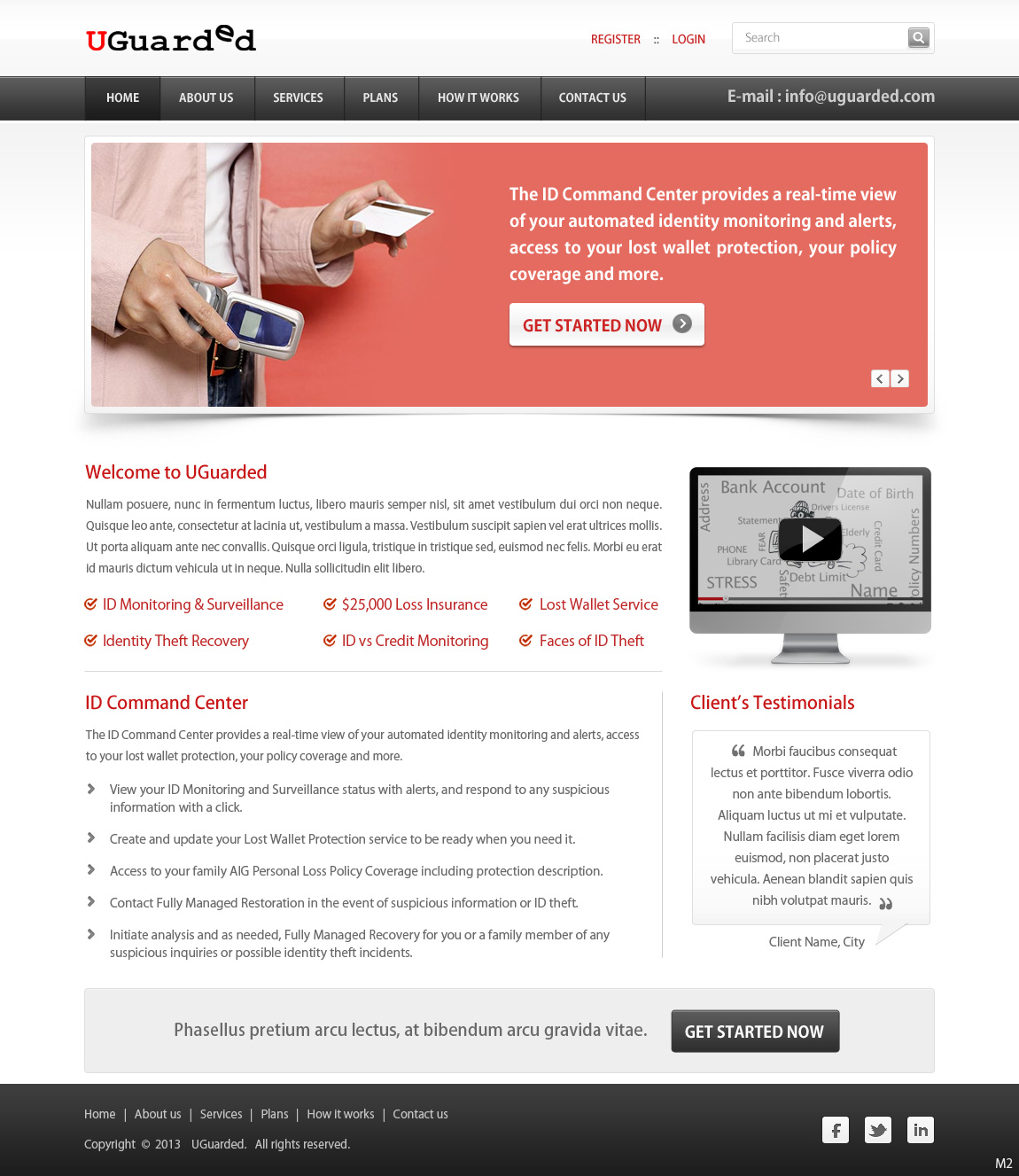 Diseño Web por pb para Identity Underwriters | Diseño #2230359