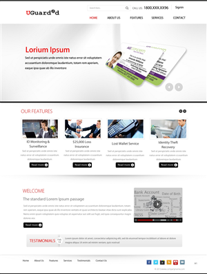 Web Design by pb for Identity Underwriters | Design: #2235092