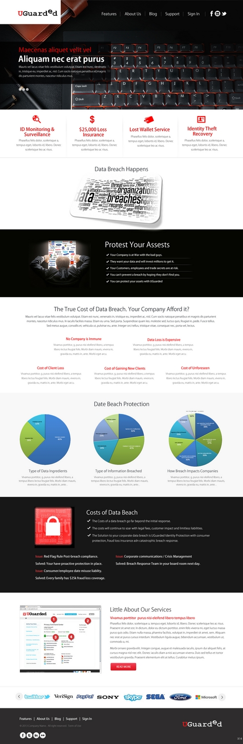 Web Design by pb for Identity Underwriters | Design #2307136
