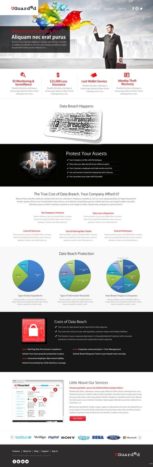Web Design by pb for Identity Underwriters | Design #2307140