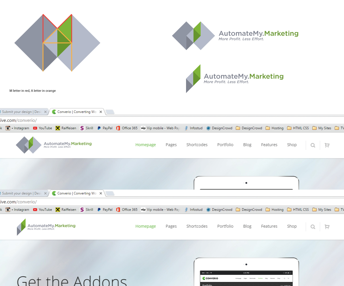 Logo-Design von Slobodan Cagic für AutomateMy.Marketing | Design #10670591