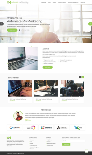 Logo Design by syrwebdevelopment for AutomateMy.Marketing | Design: #10814317