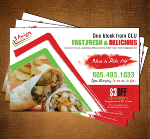 Diseño de Postal por creative.bugs para 3 Amigos | Diseño: #10680014