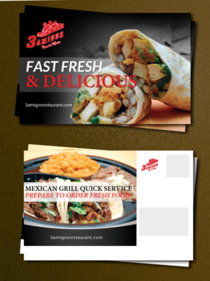 Diseño de Postal por creative.bugs para 3 Amigos | Diseño: #10682692