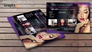 Flyer-Design von Graphxplus für Heavenly Hair  | Design: #10738599