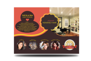 Flyer Design by nguruzzdng for Heavenly Hair  | Design: #10665915