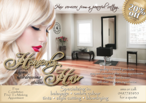 Flyer Design by Living Local / AdSmart for Heavenly Hair  | Design: #10795260