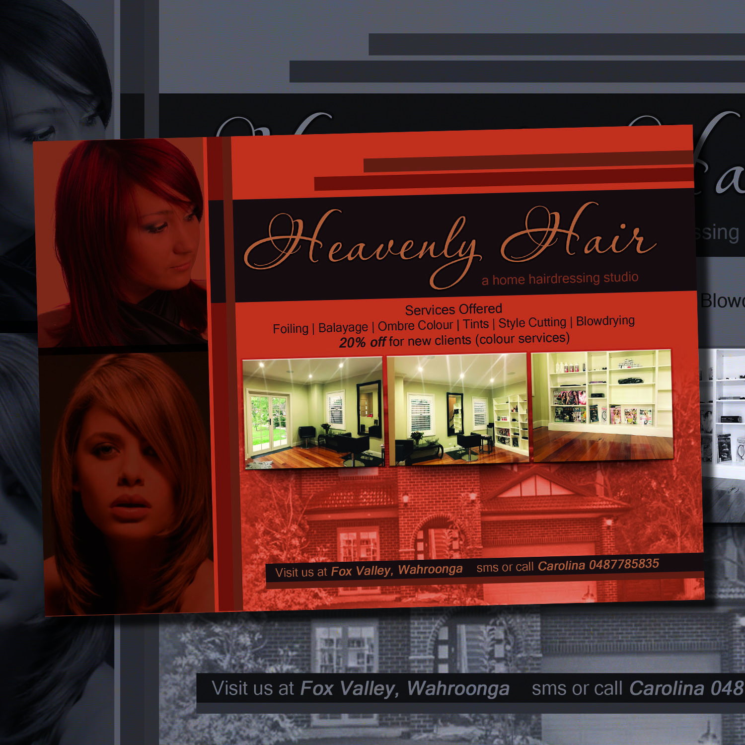 Design de Flyer par Louie Fuentes | Manobo Graphic Design Services pour Heavenly Hair  | Design #10715680