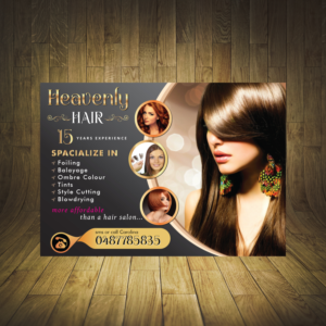 Flyer-Design von piyush für Heavenly Hair  | Design: #10662603