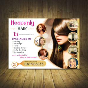 Flyer-Design von piyush für Heavenly Hair  | Design: #10663096