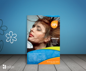 Flyer Design by EdgeDesignsYe for Heavenly Hair  | Design: #10771158