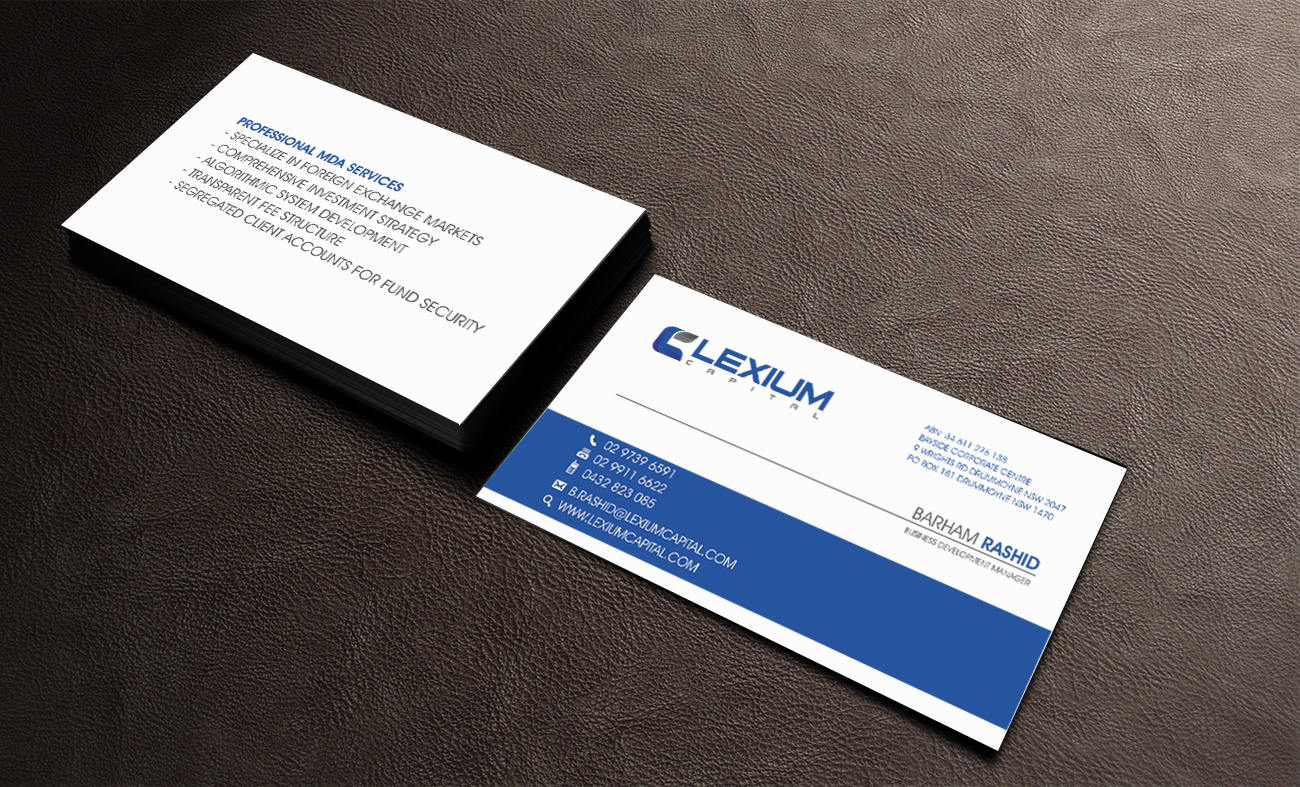 Business Card Design by shumoffcompany for this project | Design #10639917
