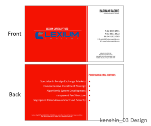 Business Card Design by kenshin_03 for this project | Design #10645128