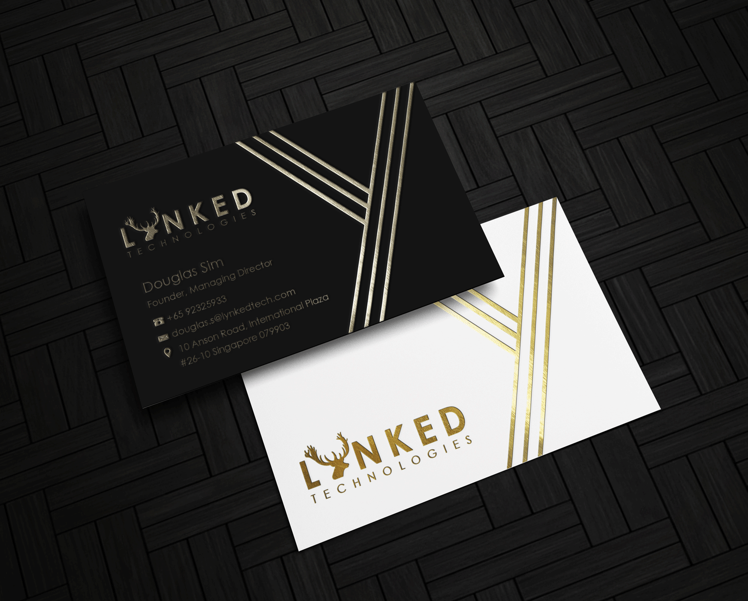 Visitenkarten-Design von Riz' für Lynked Technologies | Design #10756083