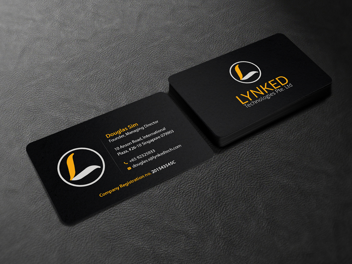 Business Card Design by Creations Box 2015 for Lynked Technologies | Design #10666951