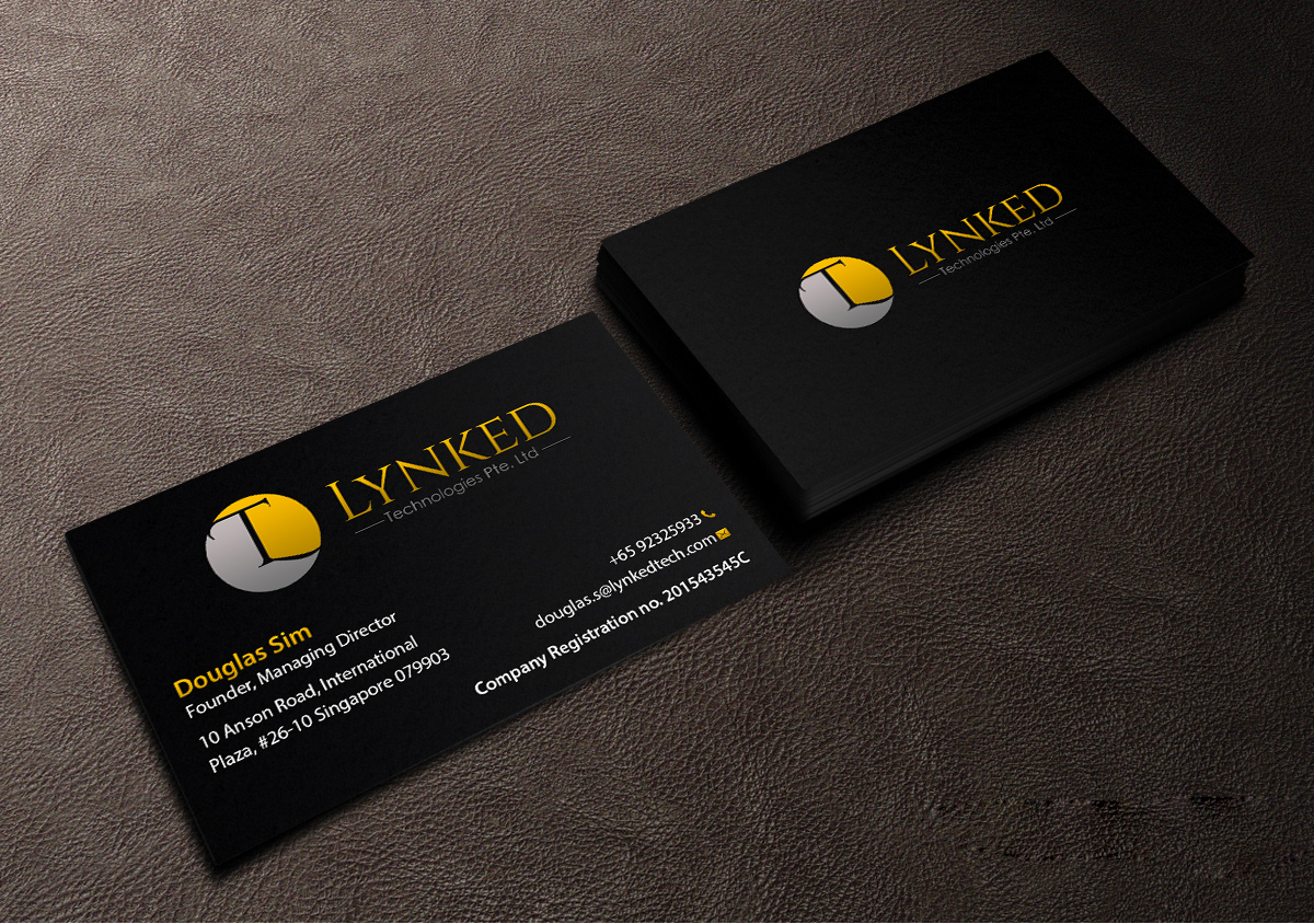 Business Card Design by Creations Box 2015 for Lynked Technologies | Design #10666952