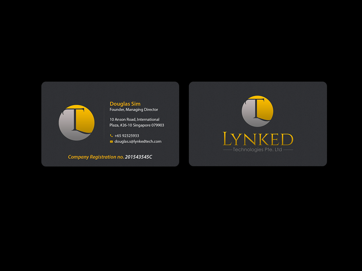 Business Card Design by Creations Box 2015 for Lynked Technologies | Design #10666956