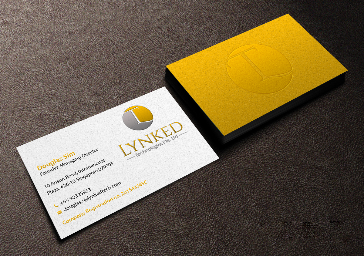 Business Card Design by Creations Box 2015 for Lynked Technologies | Design #10666960