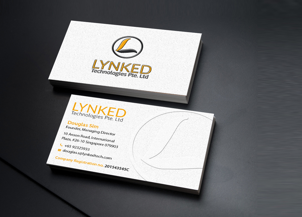 Business Card Design by Creations Box 2015 for Lynked Technologies | Design #10666961
