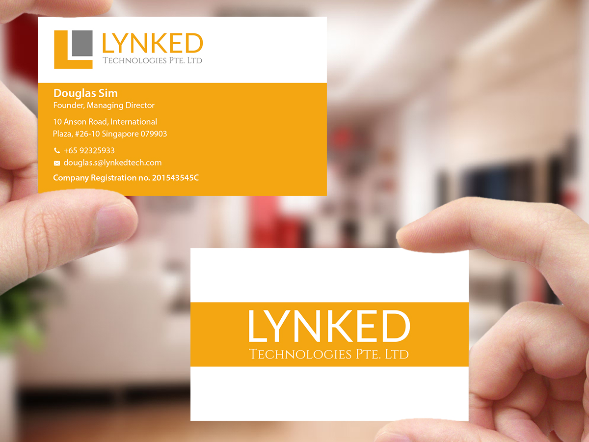 Business Card Design by Creations Box 2015 for Lynked Technologies | Design #10666963