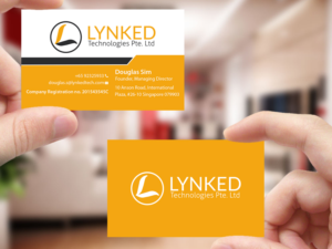 Visitenkarten-Design von Creations Box 2015 für Lynked Technologies | Design: #10666964