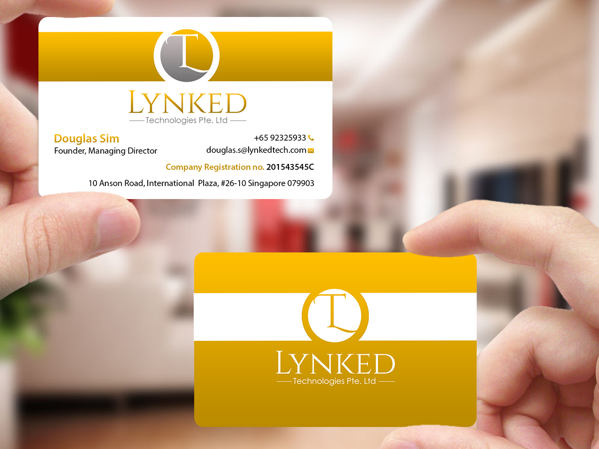 Business Card Design by Creations Box 2015 for Lynked Technologies | Design #10666965