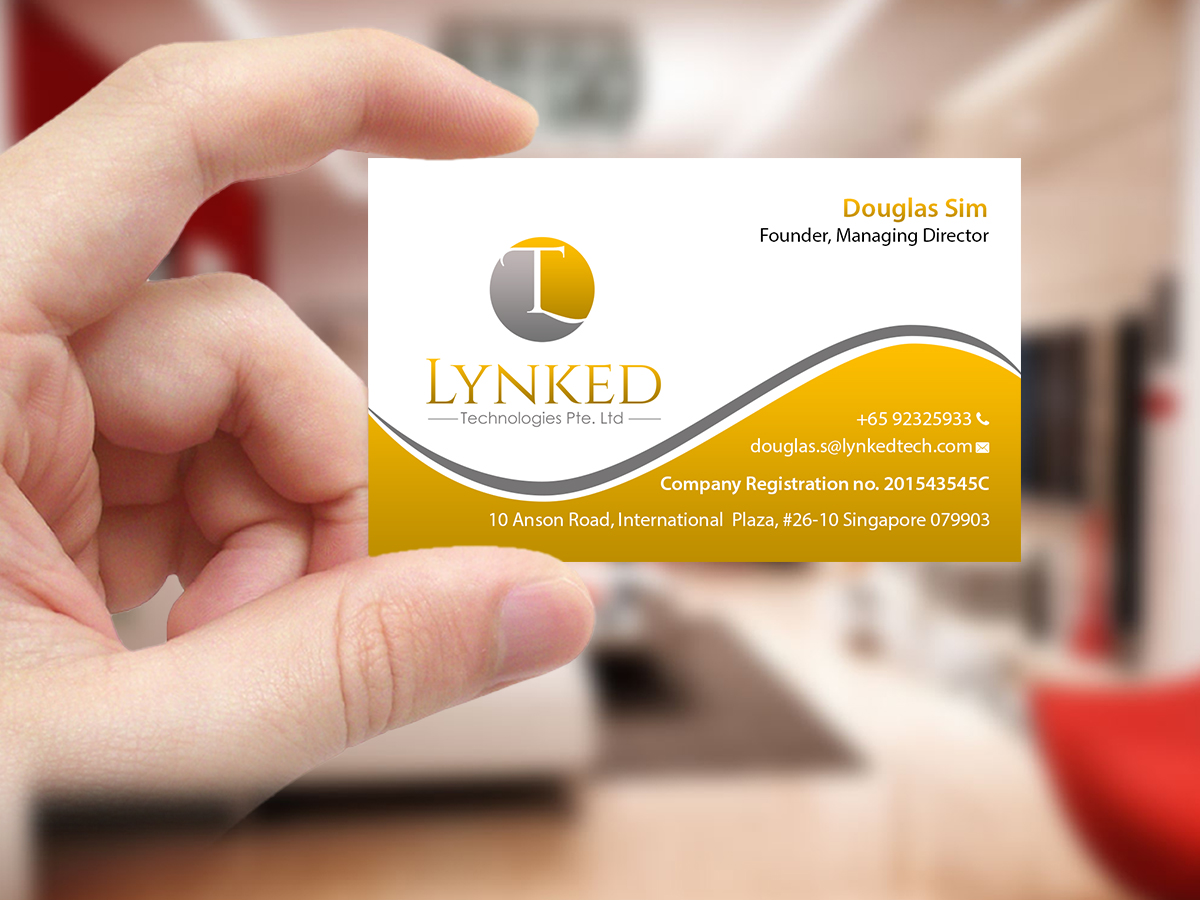 Business Card Design by Creations Box 2015 for Lynked Technologies | Design #10666966