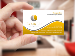 Visitenkarten-Design von Creations Box 2015 für Lynked Technologies | Design: #10666966