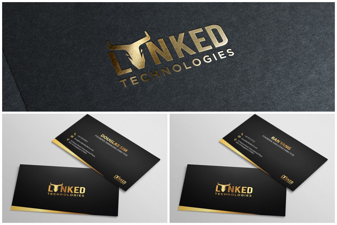 Business Card Design by trirama17 for Lynked Technologies | Design #10713692