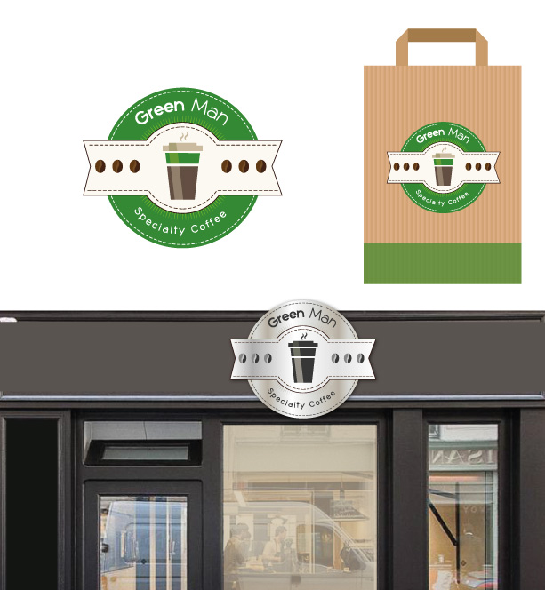 Logo Design by nitovi11 for Green Man Coffee | Design #10645573