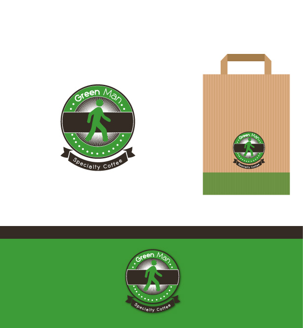 Logo Design by nitovi11 for Green Man Coffee | Design #10645587