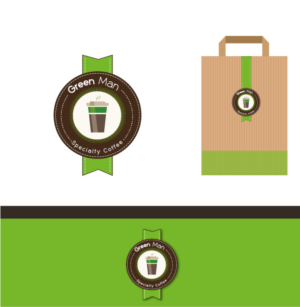 Diseño de Logo por nitovi11 para Green Man Coffee | Diseño: #10645591
