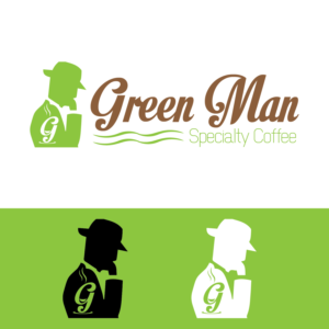 Diseño de Logo por Juan Marte para Green Man Coffee | Diseño: #10677029