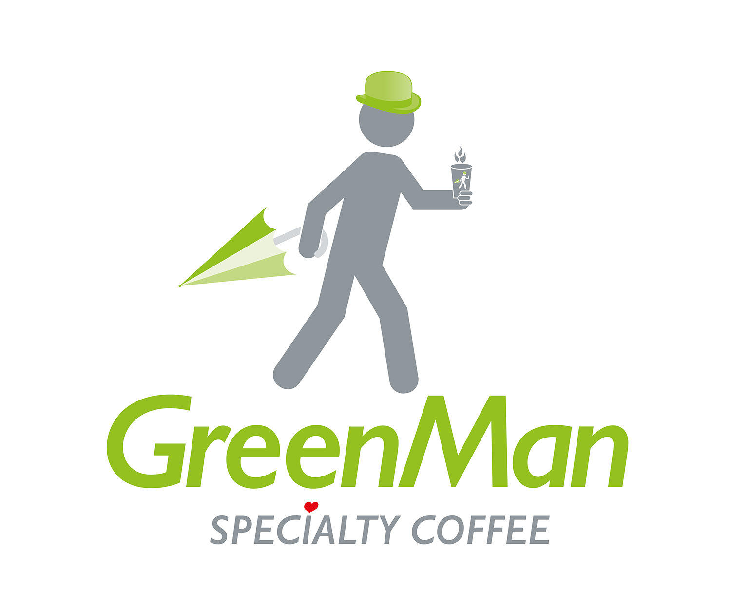 Diseño de Logo por Julia at Osmosis para Green Man Coffee | Diseño #10663536