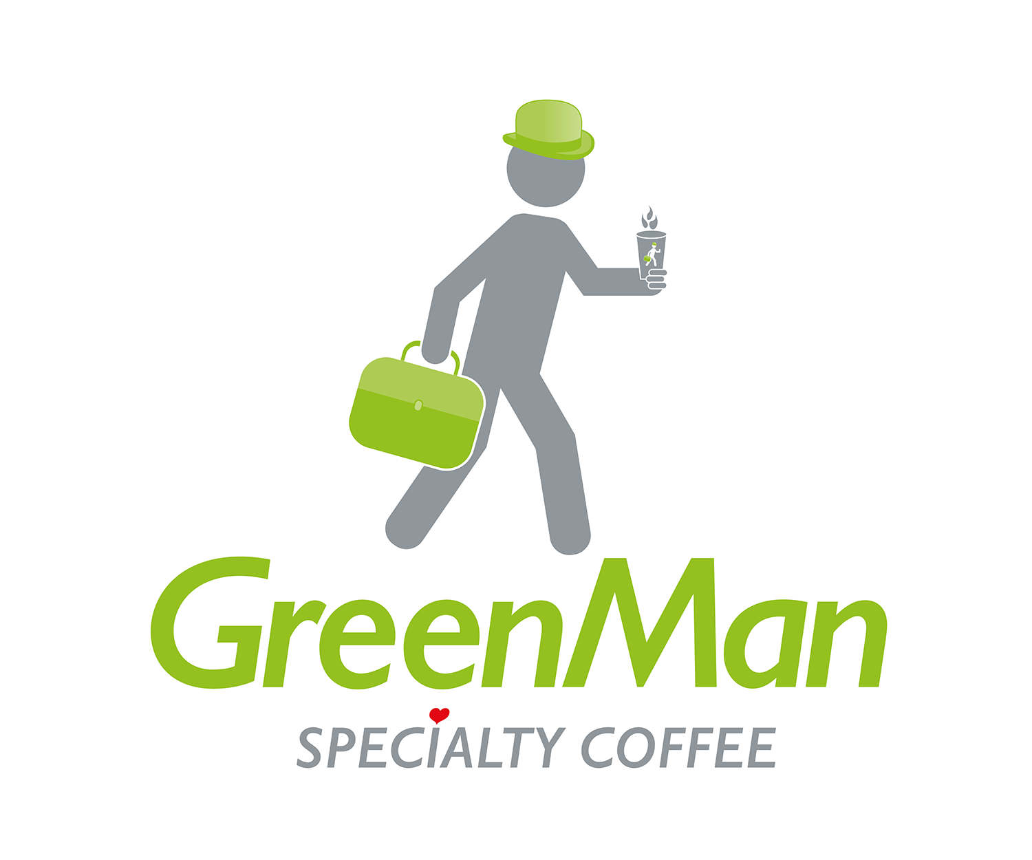 Logo Design by Julia at Osmosis for Green Man Coffee | Design #10663537