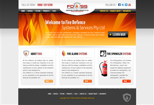 Web Design by mouallem zoheir for Fire Defence Systems  Services Pty Ltd | Design: #462217