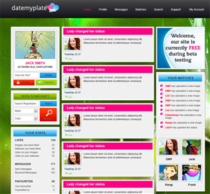 Web Design by Expert Designer for DateMyPlate | Design #2285526