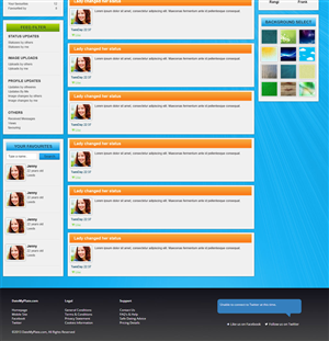 Online Dating Website called DateMyPlate.com | Web Design by Expert Designer