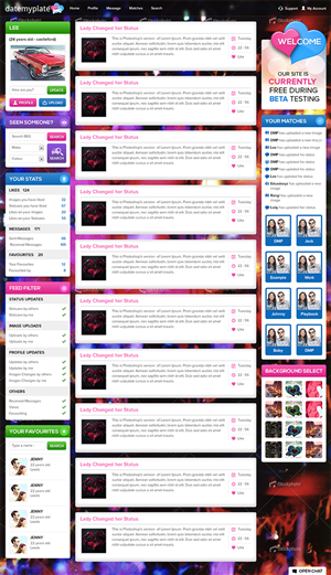Web Design by Mayank Patel for DateMyPlate | Design: #2272951