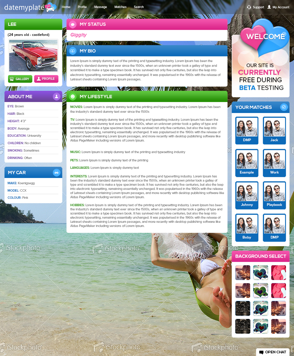 Web Design by Mayank Patel for DateMyPlate | Design #2277895