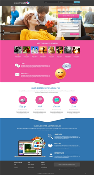 Web Design by pb for DateMyPlate | Design: #2241747
