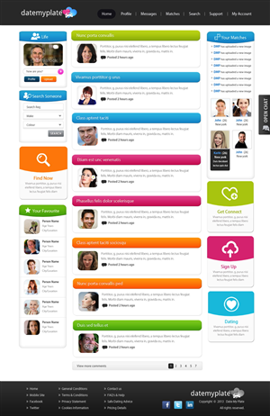 Web Design by pb for DateMyPlate | Design: #2269622