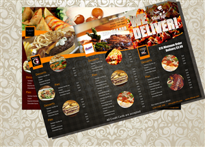 Menu Design by uk for Dial-up Delivery | Design: #2228909