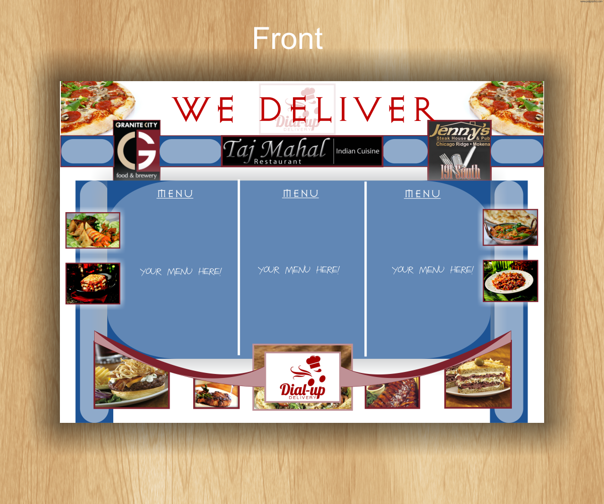 Design de Menu par stevedan pour Dial-up Delivery | Design #2229675