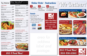Menu Design by Ekanite for Dial-up Delivery | Design: #2229076