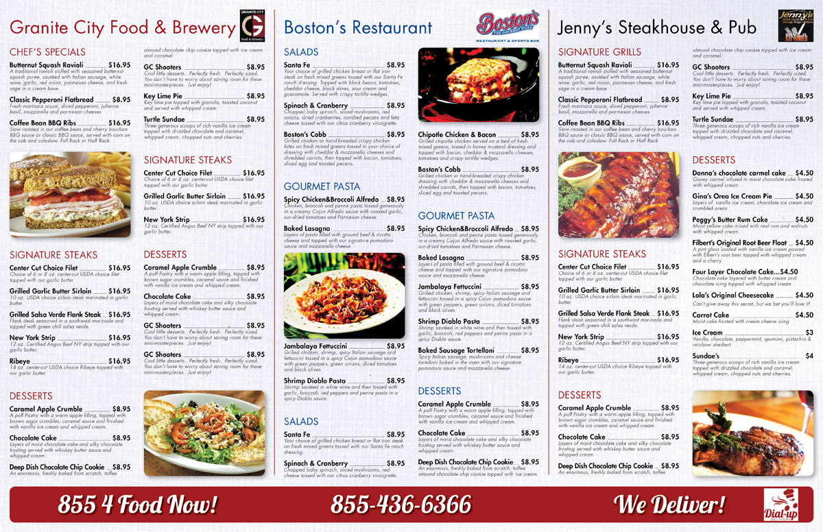 Menu Design by Ekanite for Dial-up Delivery | Design #2229082