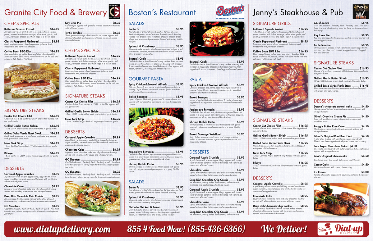 Menu Design by Ekanite for Dial-up Delivery | Design #2229446